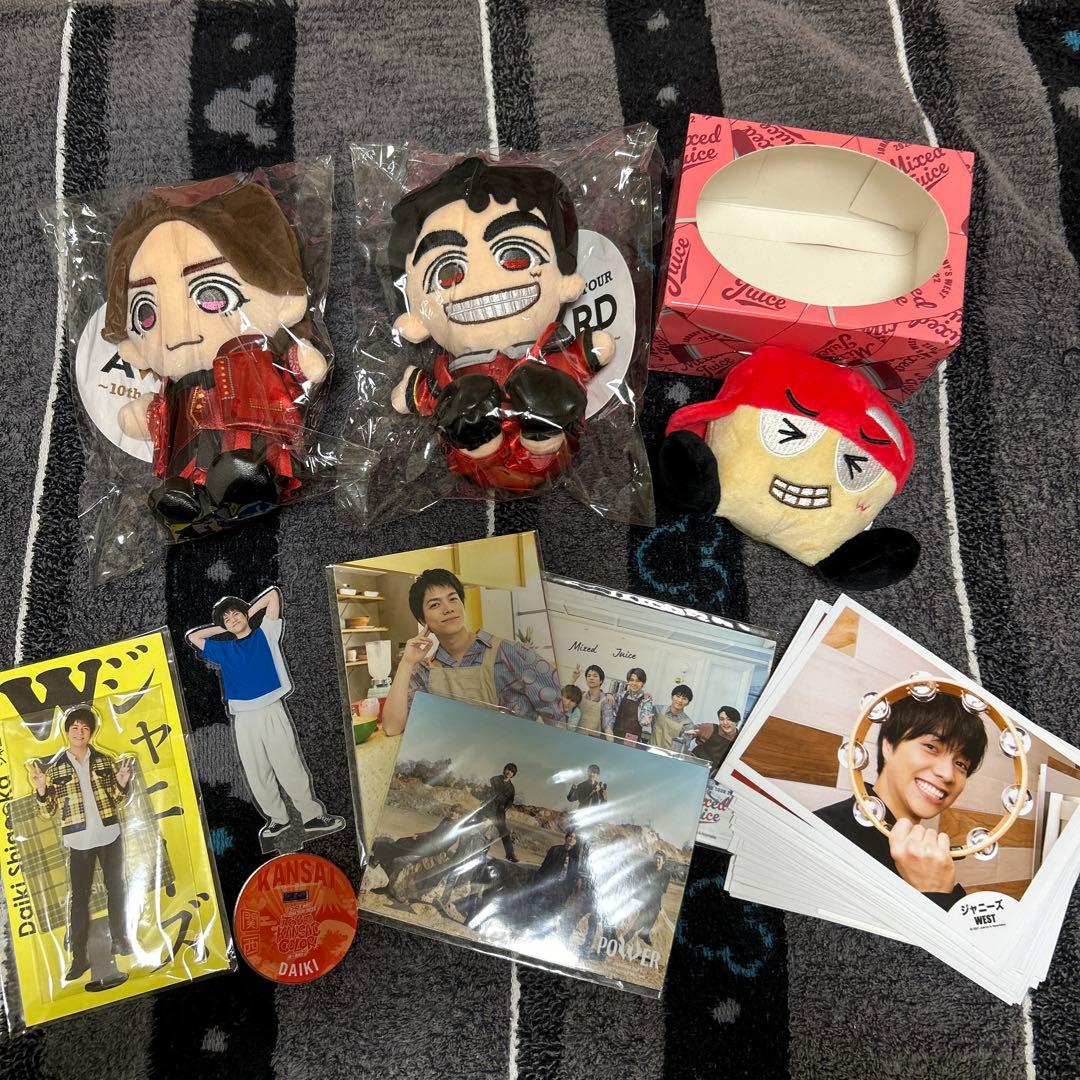 【おまけ付き】重岡大毅　小瀧望　ちびスト　ヤツぬい　アクスタ　WEST 公式写真