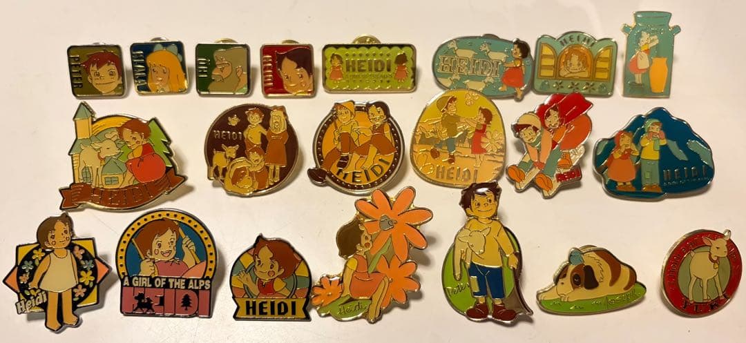 ハイジ ピンバッジ セット