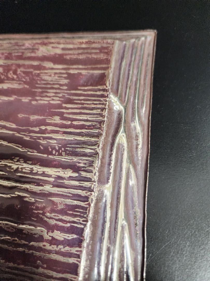 金工師 四世 一ノ瀬宗辰造 南陵 四方盆 共箱 栞 銀製 419.67g 茶道具