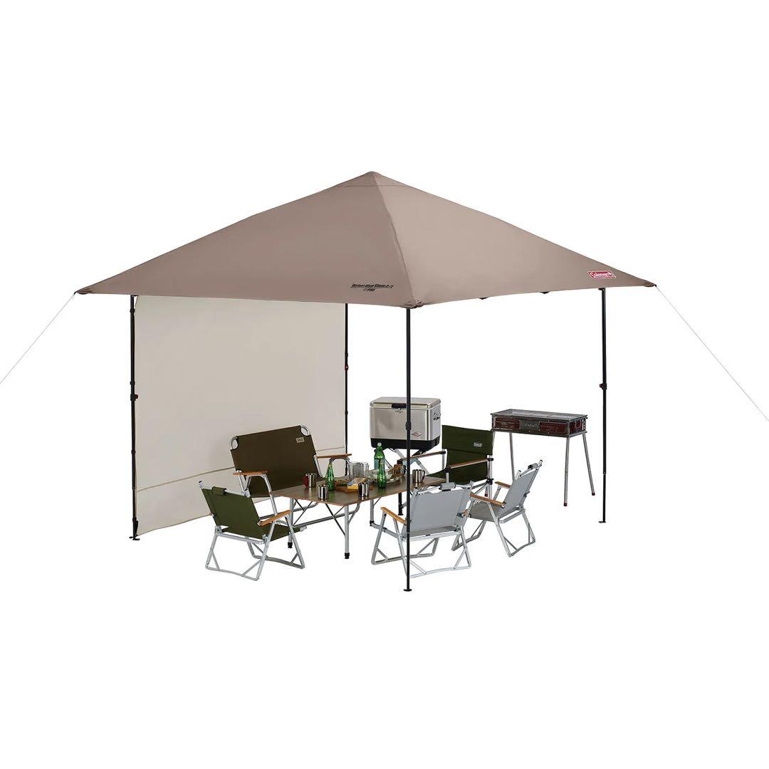 Coleman インスタントバイザーシェードⅡ/L グレージュ　サイドウォール付