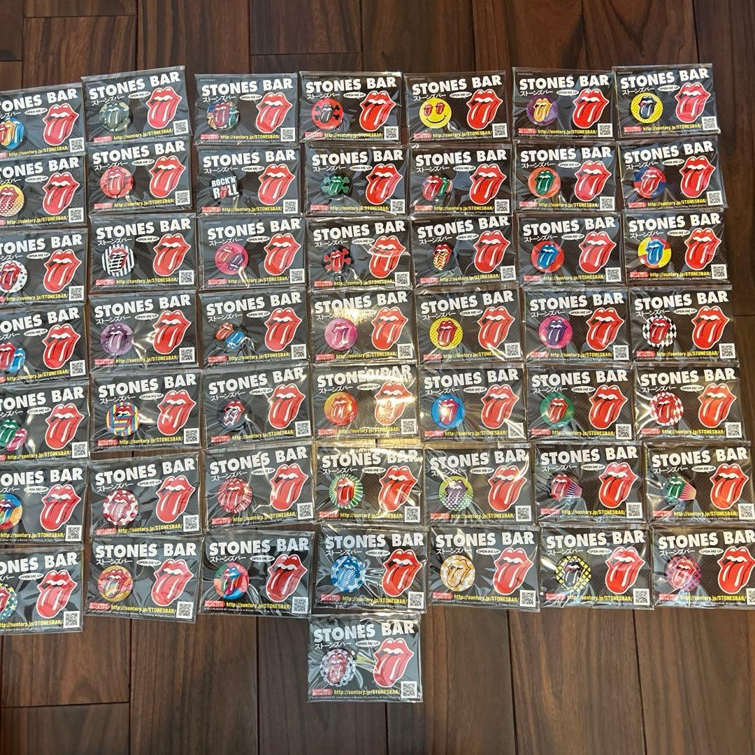 ローリングストーンズバー　フライヤ　オープナー　缶バッジ　50種他　コンプリート
