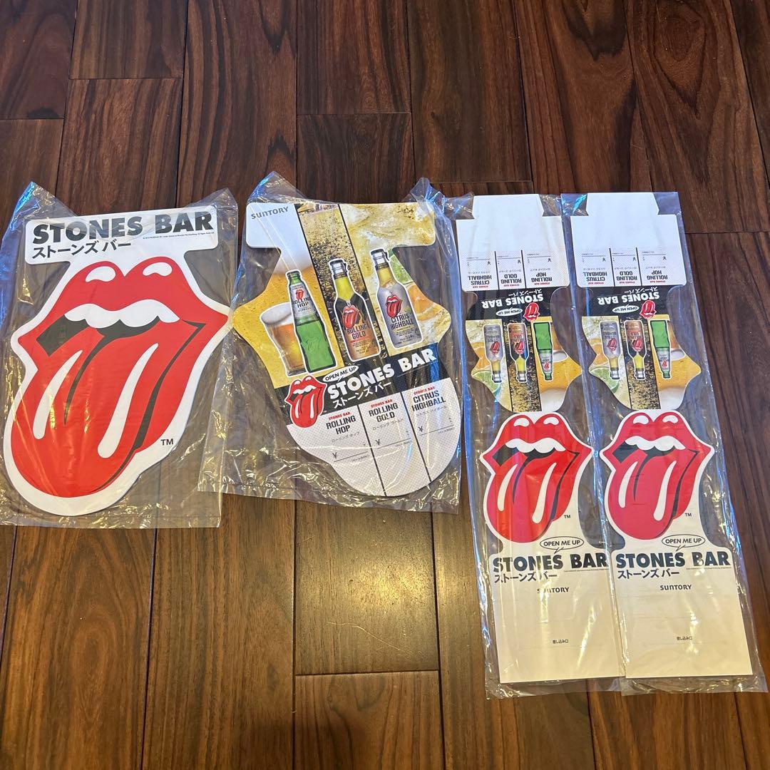 ローリングストーンズバー　フライヤ　オープナー　缶バッジ　50種他　コンプリート