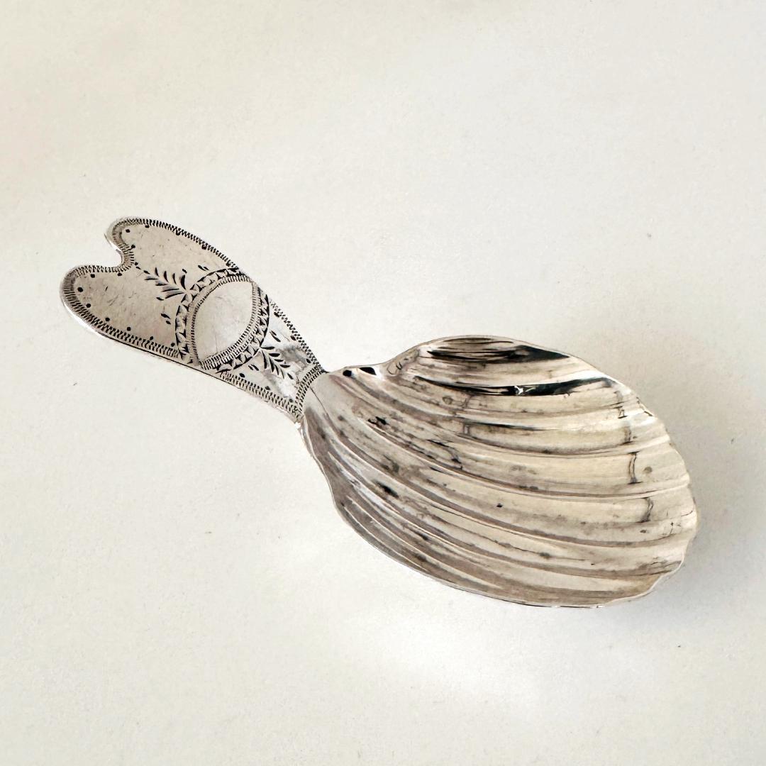 ★1800年代 英国★純銀製/キャディー/スプーン/イギリス/925/