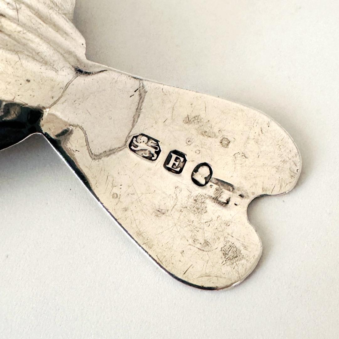 ★1800年代 英国★純銀製/キャディー/スプーン/イギリス/925/