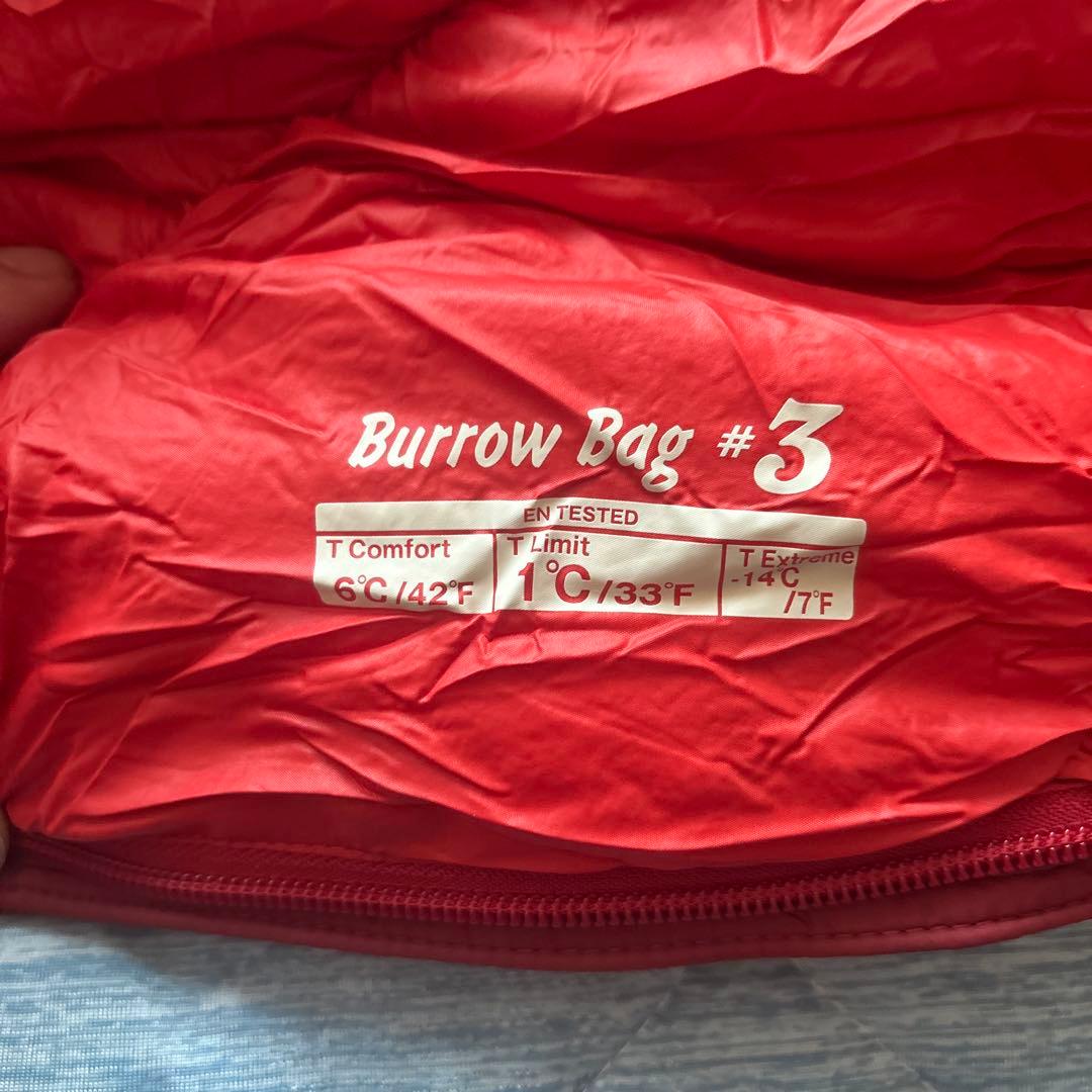 アウトドア寝具 mont-bell Burrow Bag #3 L/zip
