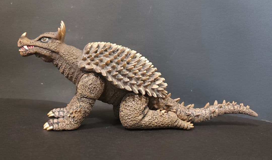 ゴジラ怪獣ソフビ　アンギラス　リペイント完成品
