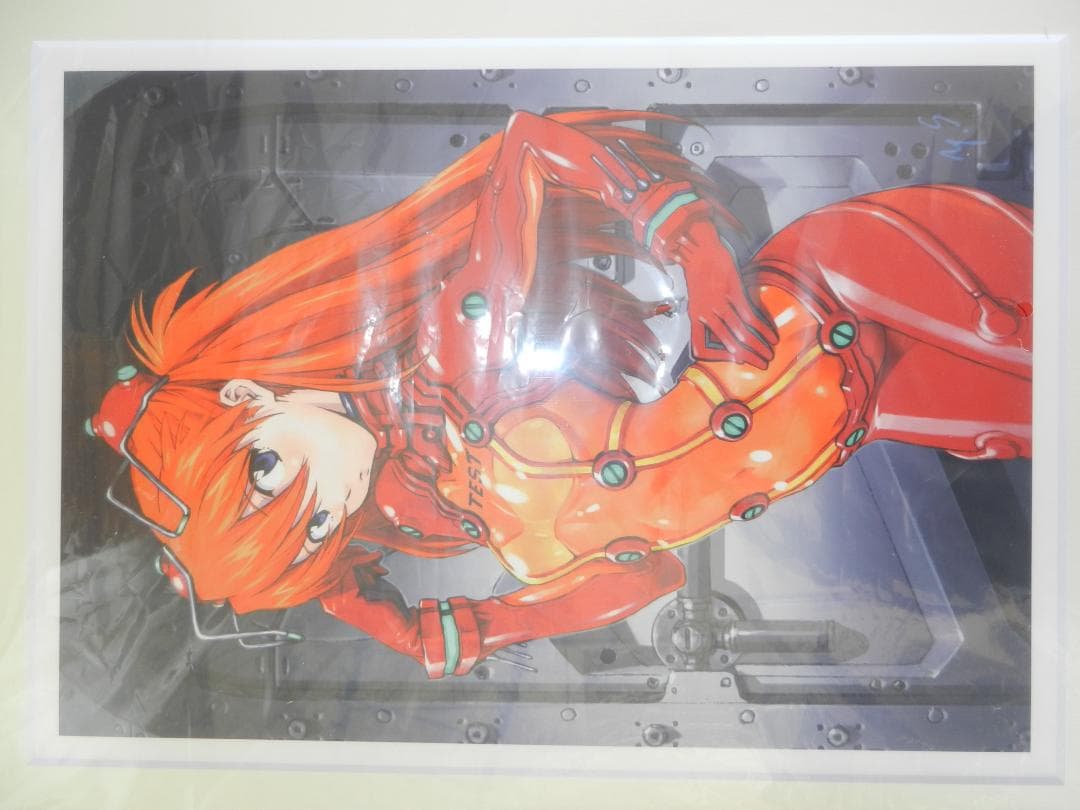EVANGELION エヴァンゲリオン 複製原画 テストプラグスーツのアスカ