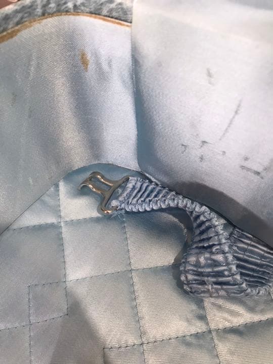 水色　レトロスーツケース