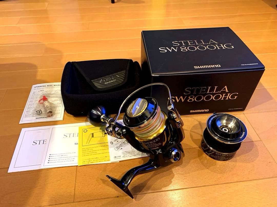 シマノ13ステラSW 8000HG 夢屋14000スプール付き