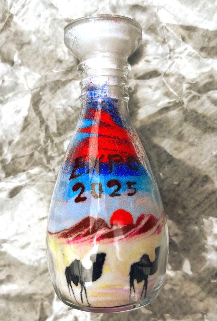 ヨルダン　サンドアート　砂アート　万博　EXPO2025 会場限定