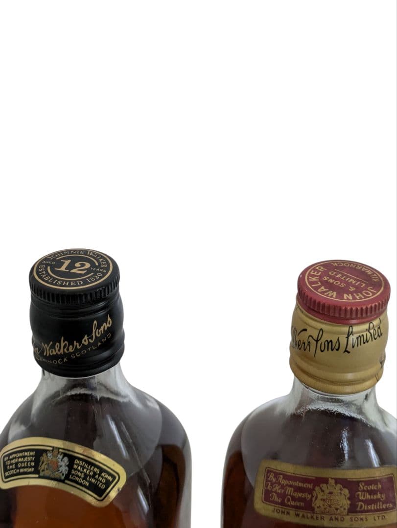 古酒 TECHER`S ヘッジス＆バトラー ジョニーウォーカー 4本セット