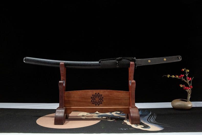 戦術刀 中金 古兵器 武具 刀装具 鋼刀 冷兵器 黒武者 護身工具 武士道