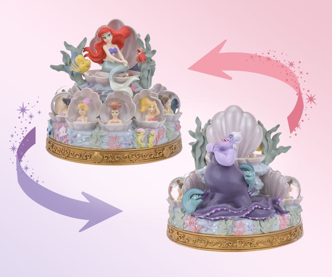ディズニーストア　アリエル　リトルマーメイド スノードーム　スノーグローブ