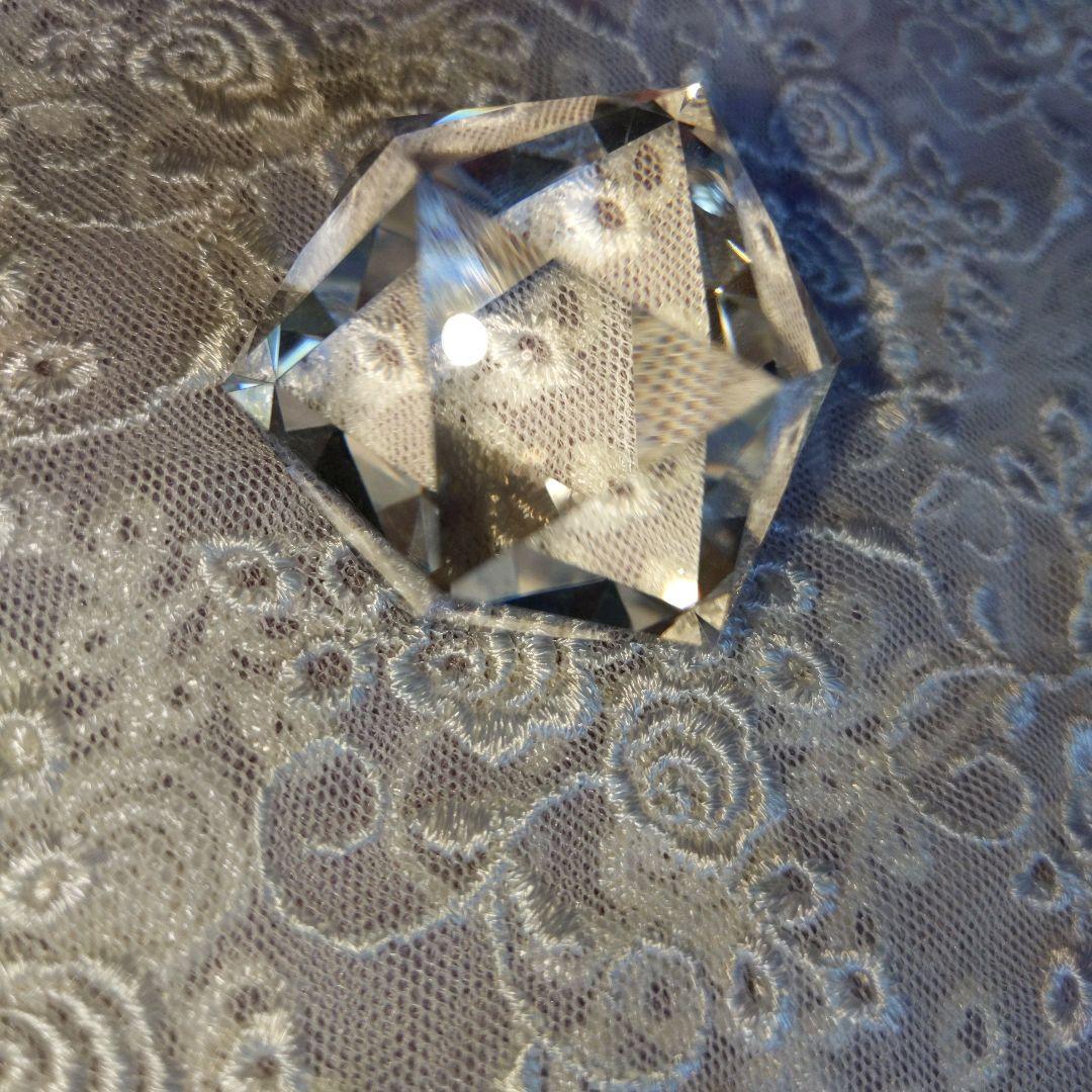 正二十面体 クリスタル水晶 4cm プラトン立体 神聖幾何学