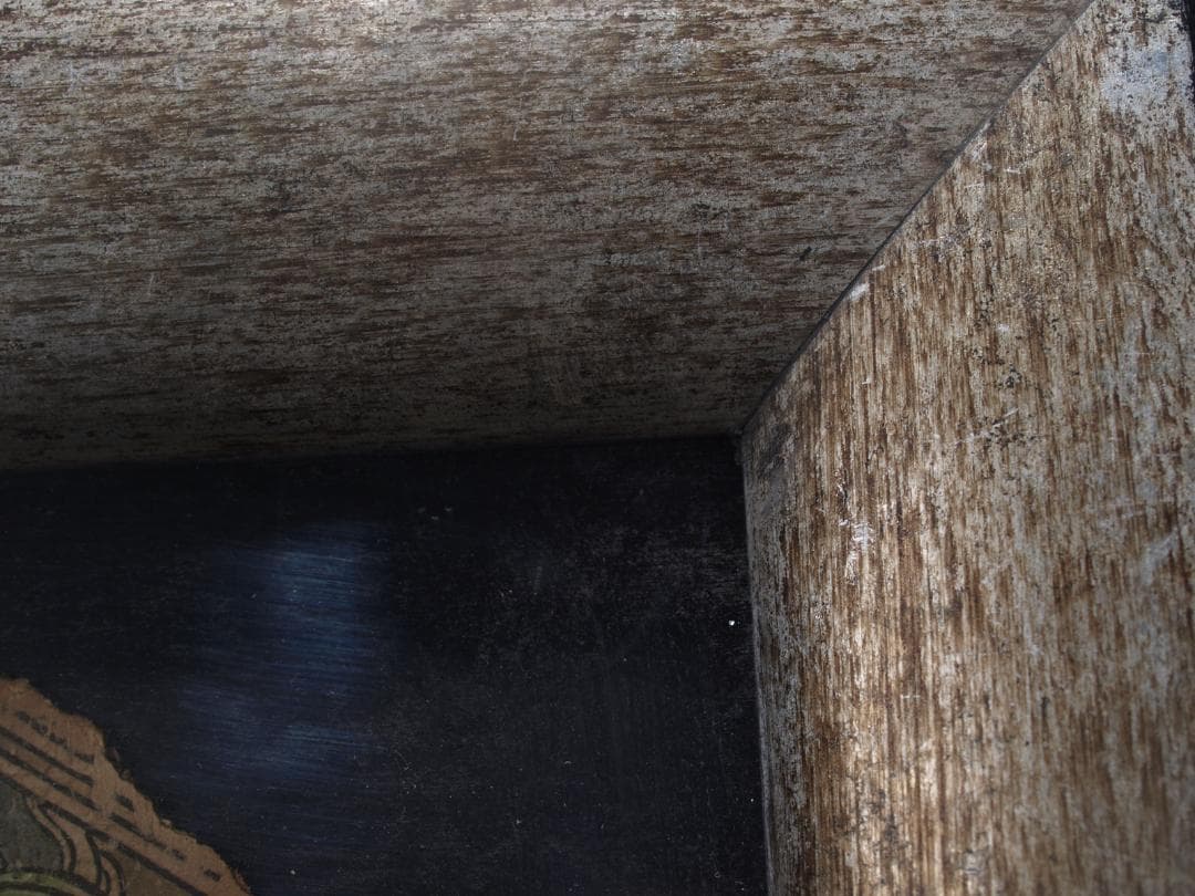 中国唐時代　敦煌莫高窟壁画 彩絵　人物像 発掘品 AK1908A6-1