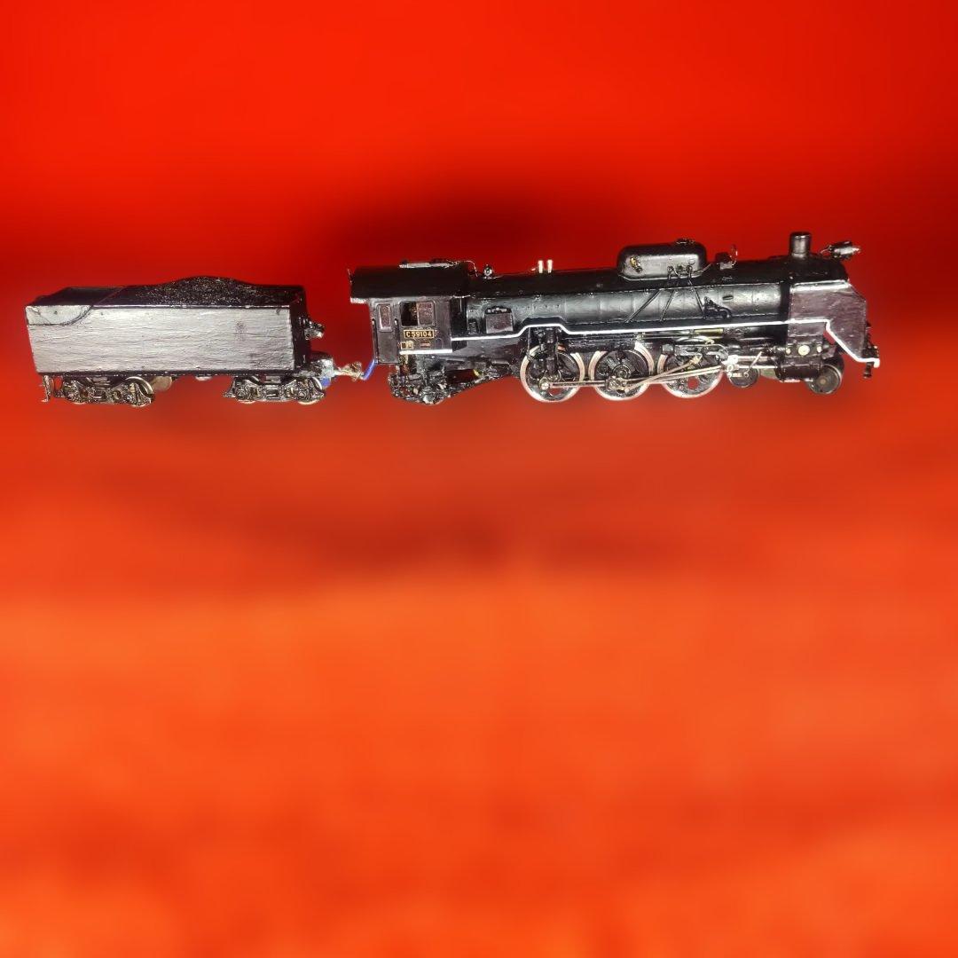 Ｃ59蒸気機関車、HOゲージ、ジャンク