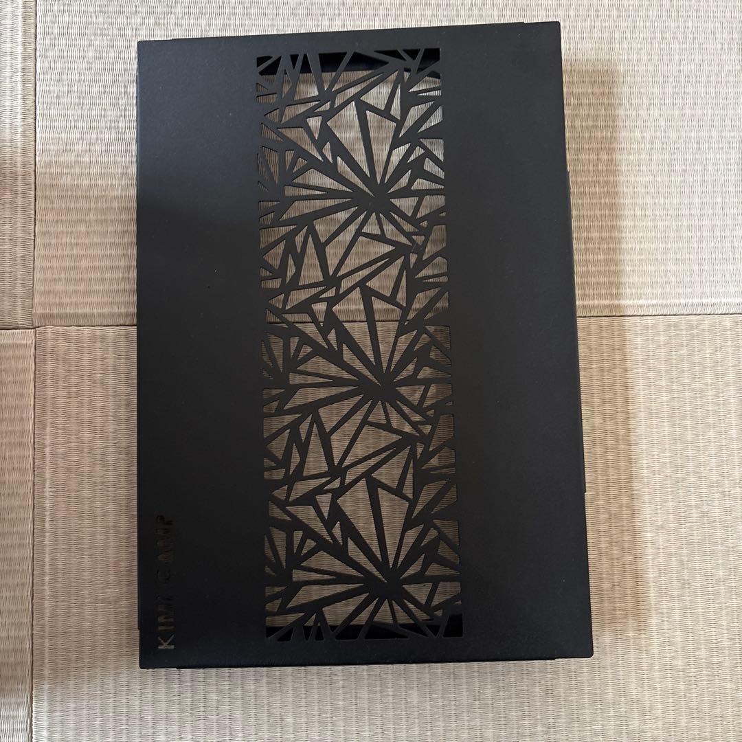 KIMICAMP ゼブラテーブル アイアンプレート IT05 セット　美品