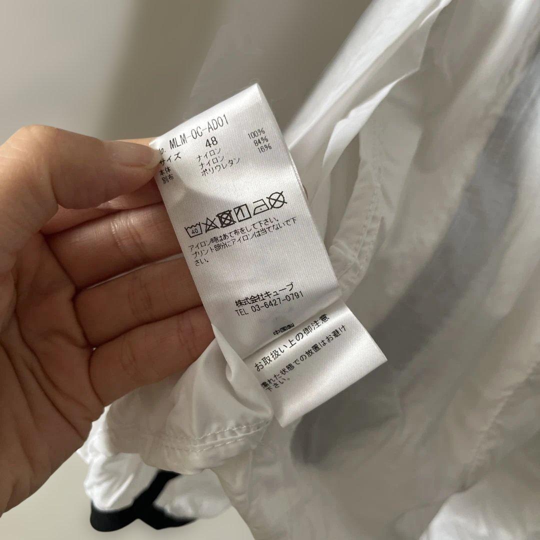 MARK & LONA ホワイトナイロンジャケット