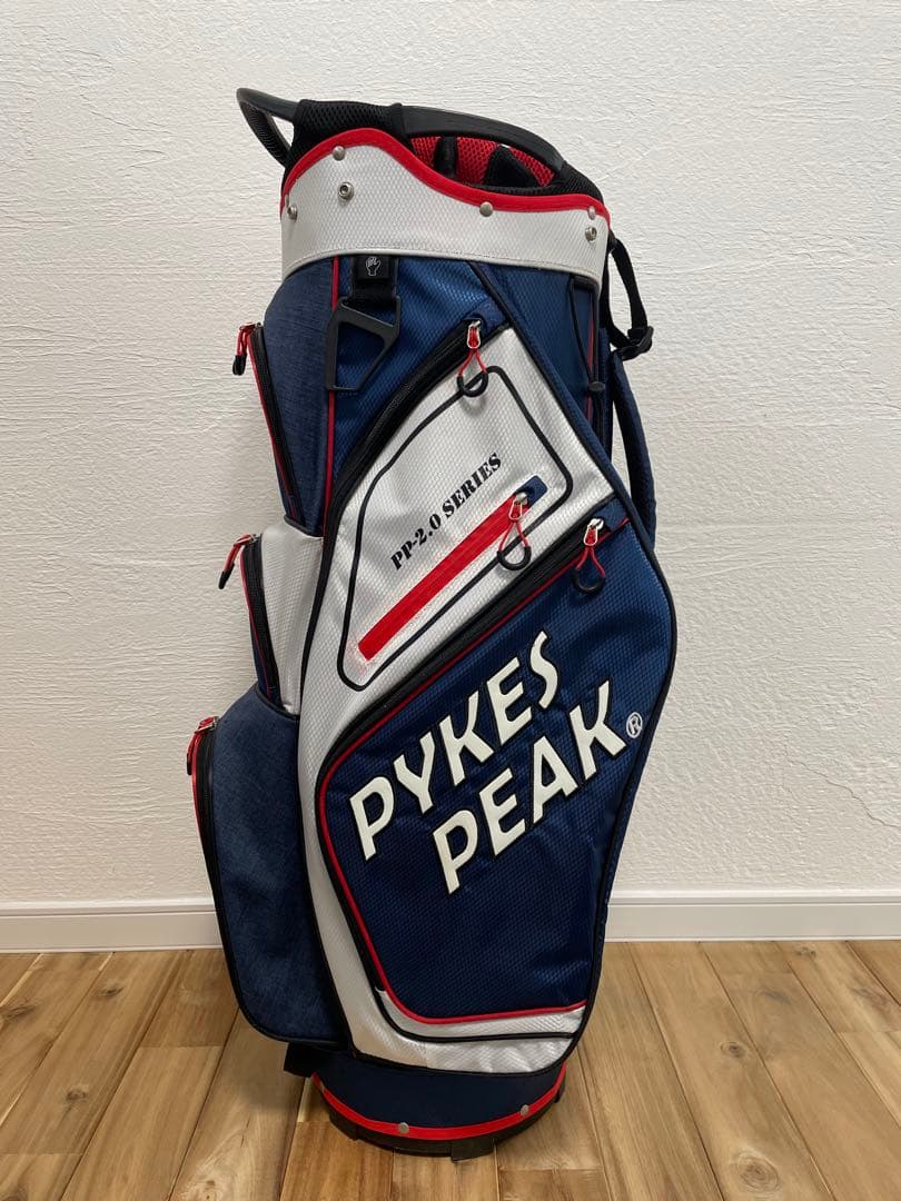 美品 PYKES PEAK パイクスピーク　キャディバッグ　9.0 型