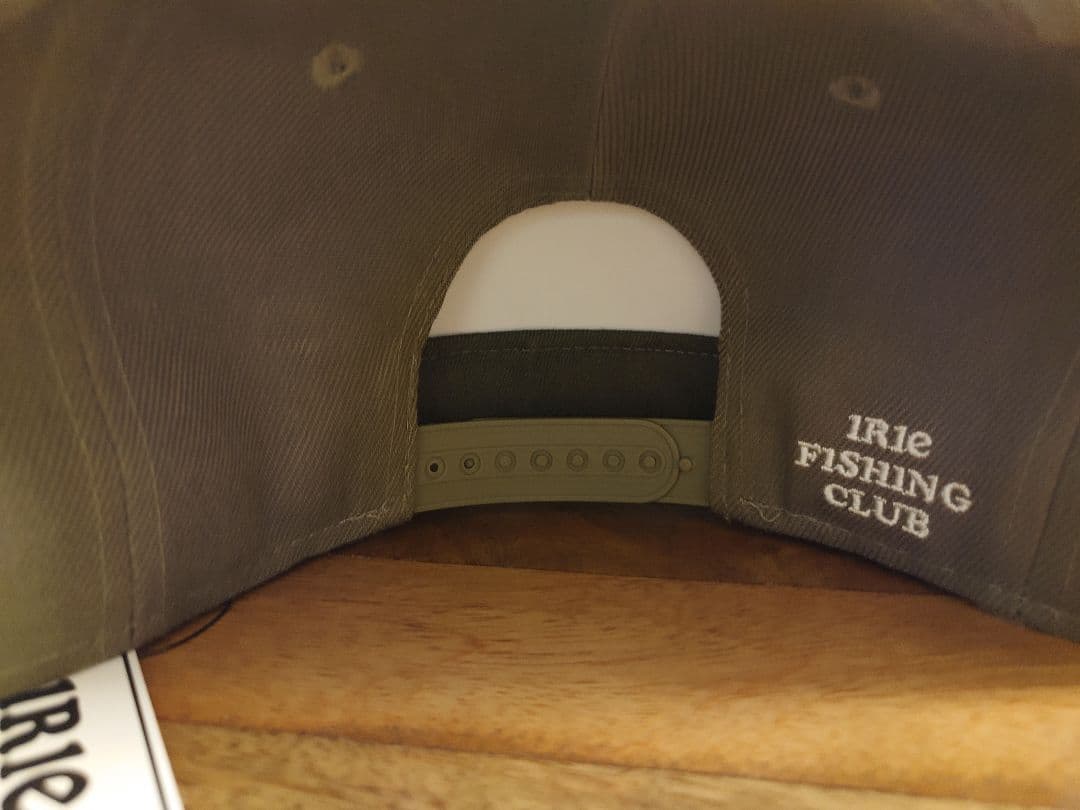 Irie Fishing Club キャップ オリーブ　釣具のPOINT