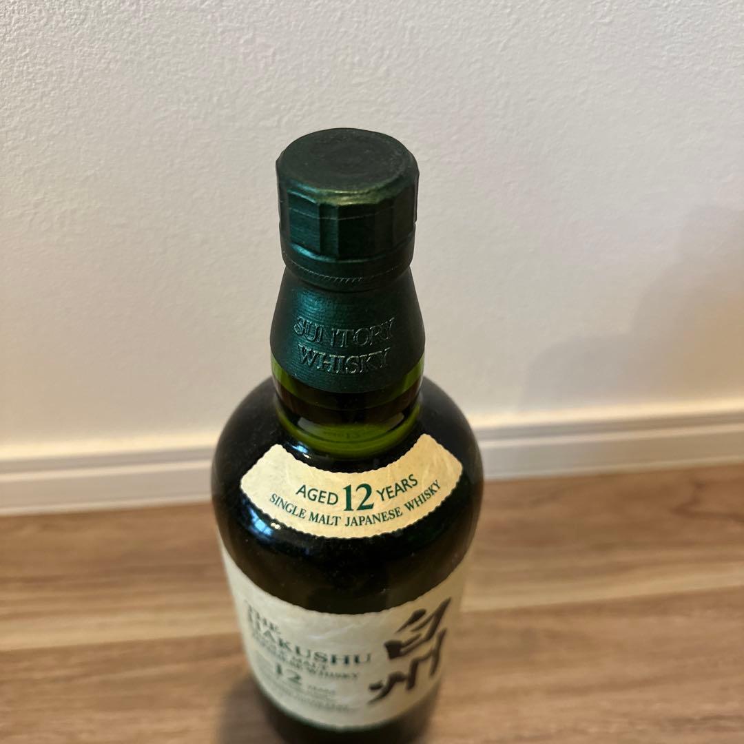 白州 12年 シングルモルトウイスキー 700ml 新品未使用品