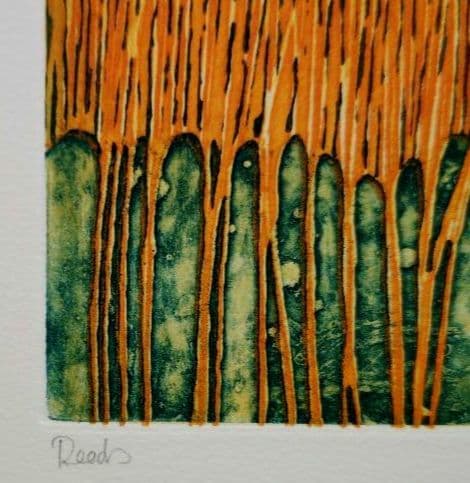 特価◯絵画 カラ―銅版画 額装品