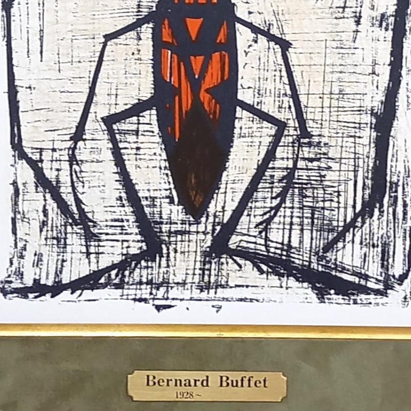 ☆ビュッフェ☆「 LADY BIRD 」　プレート付き　レゾネ図版より