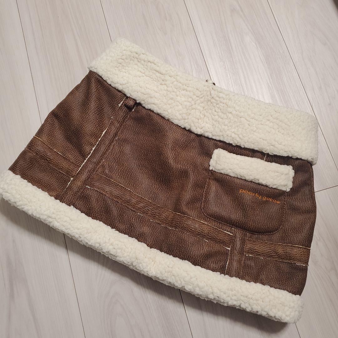 パーリーゲイツ　冬用モコモコスカート　ゴルフウェア　サイズ0