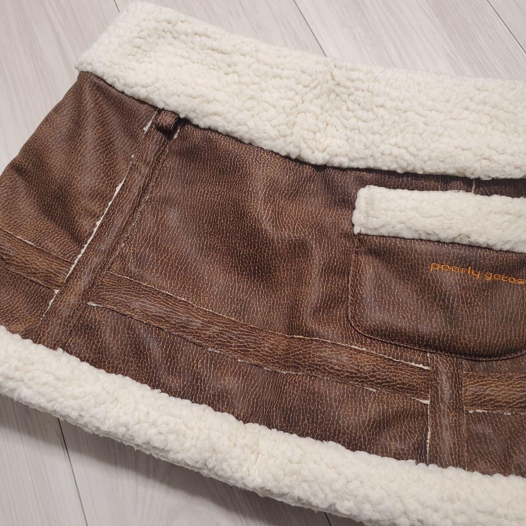 パーリーゲイツ　冬用モコモコスカート　ゴルフウェア　サイズ0