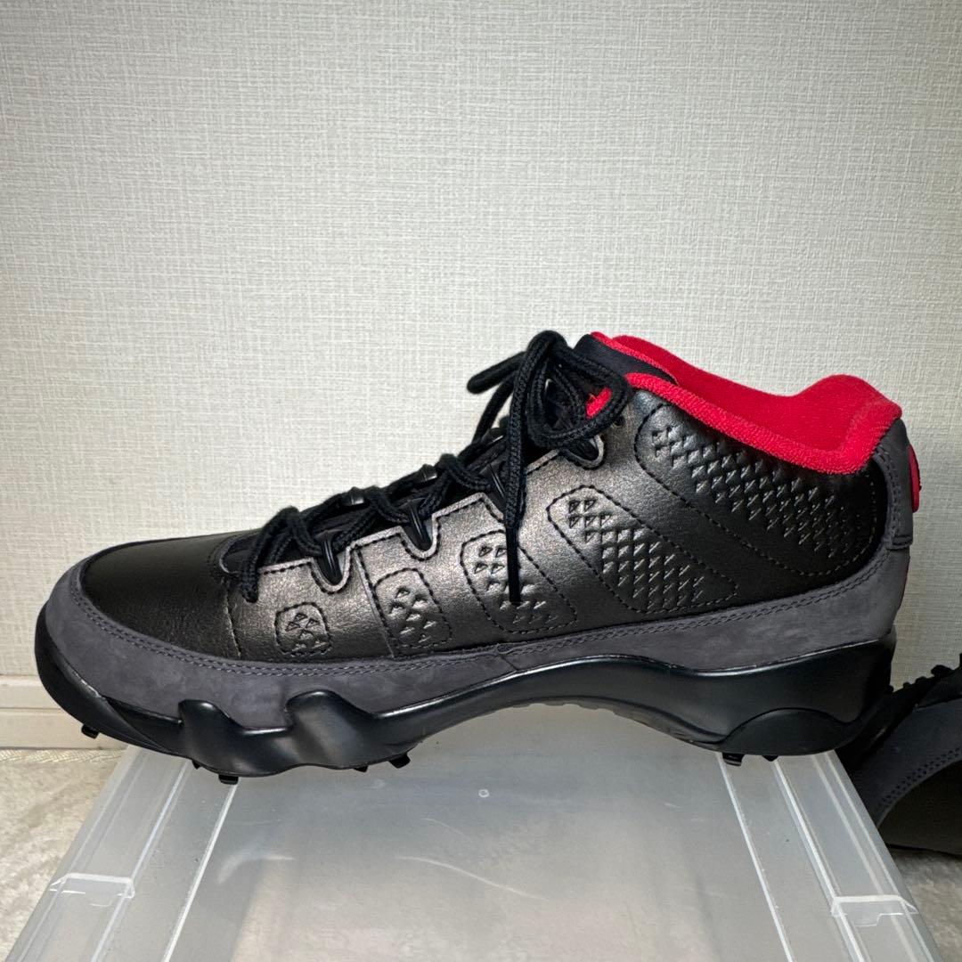 23 未使用　エアジョーダン　ゴルフシューズ　ハイカット　ブラック　8.5