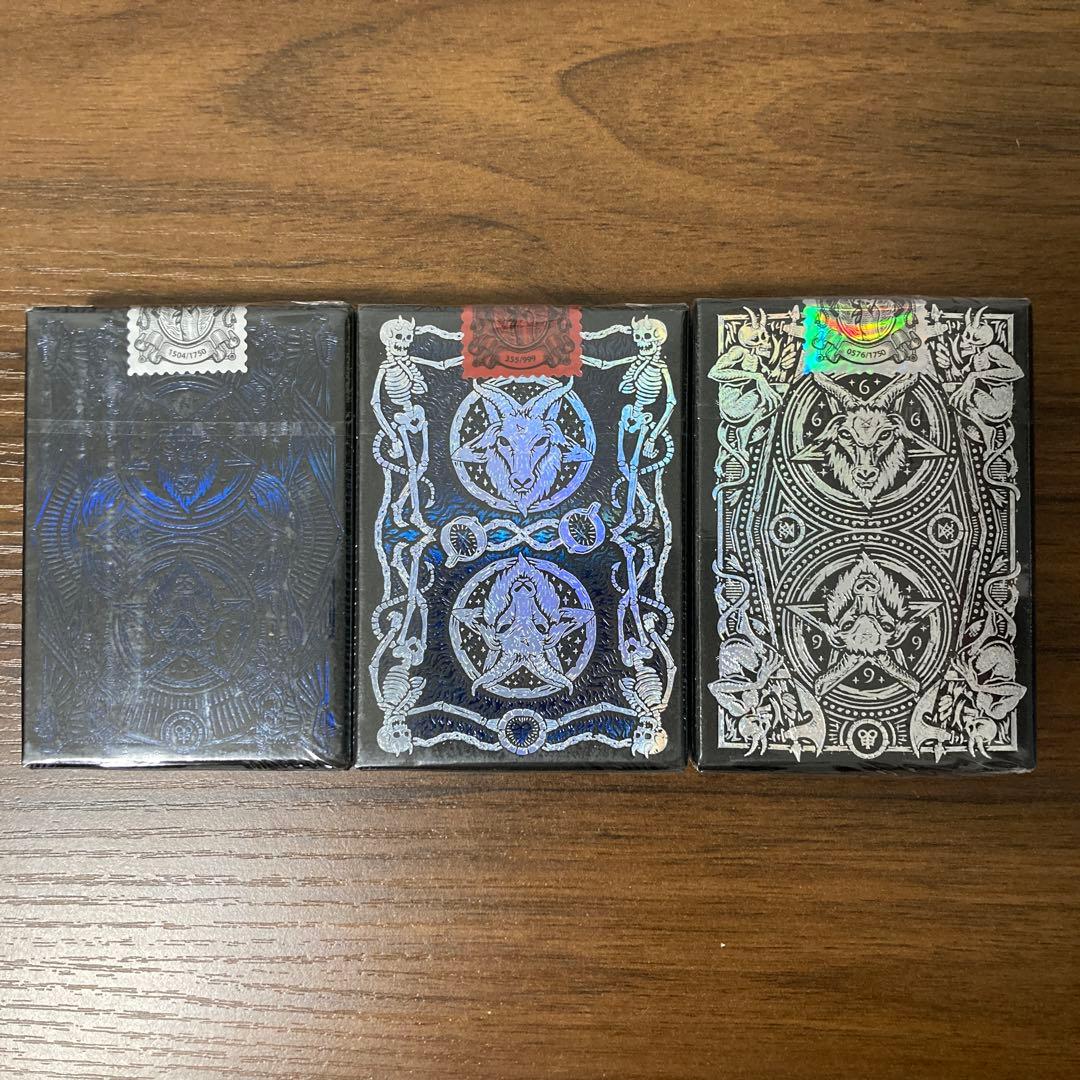 トランプ 666 Holo Reholo Obsidian set