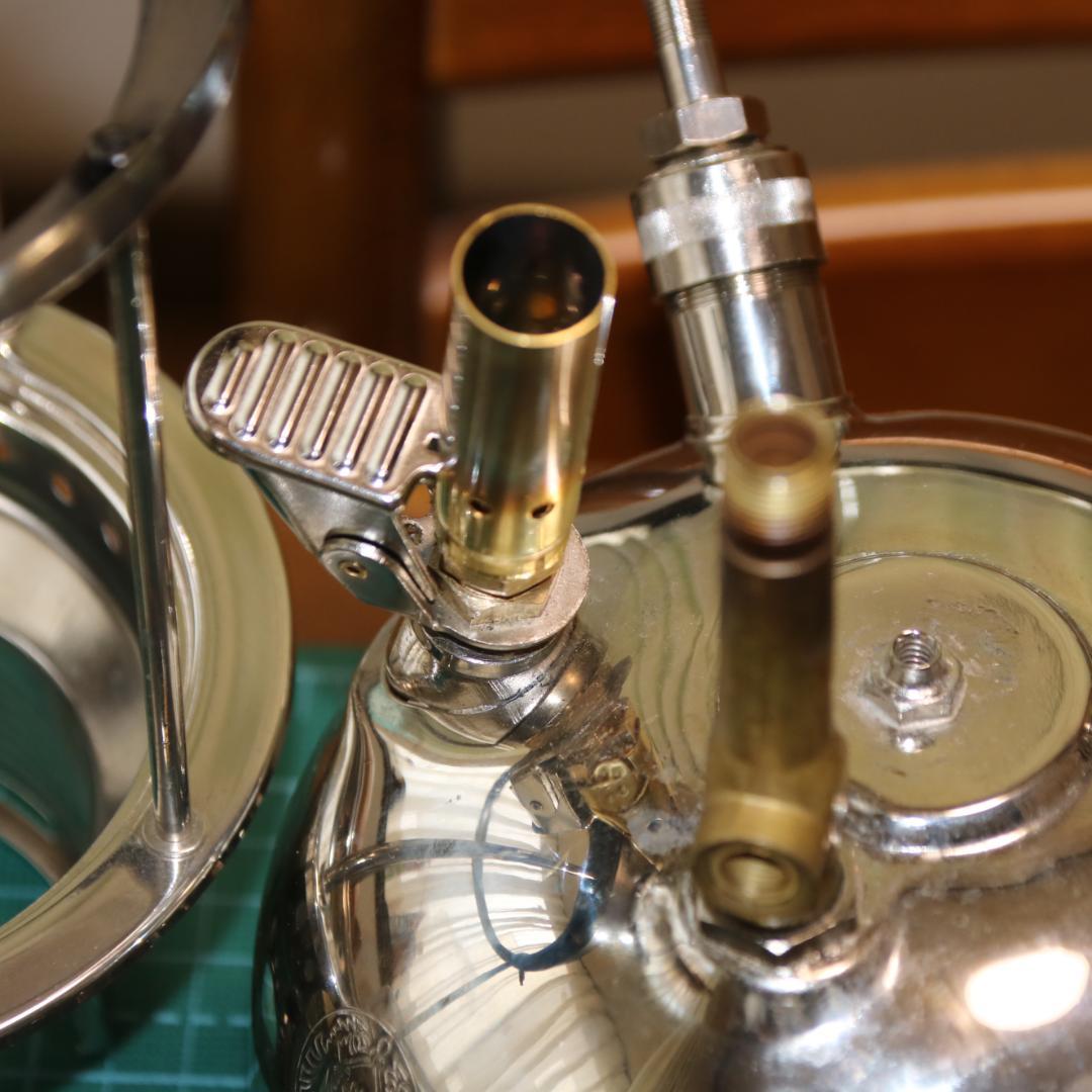 値下げ　ペトロマックス HK500　ケース付　灯油ランタン　カラー：ニッケル