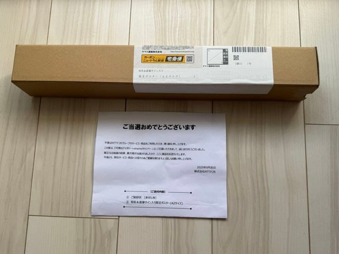 可憐なアイボリー　メンバー全員　直筆サイン入りA2 ポスター　限定品