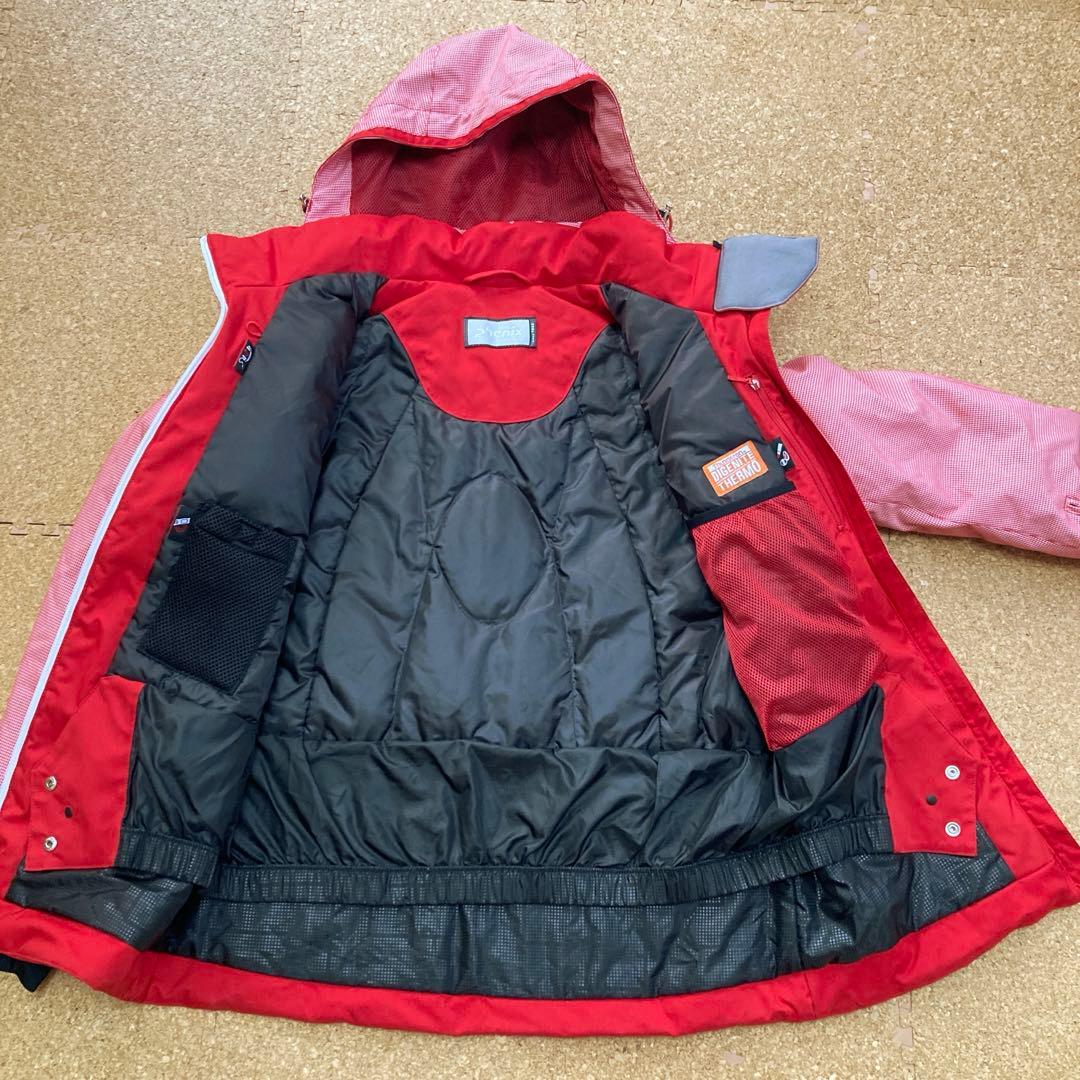 【極美品】フェニックス phenixダウンジャケット スキーウェアOレディース赤