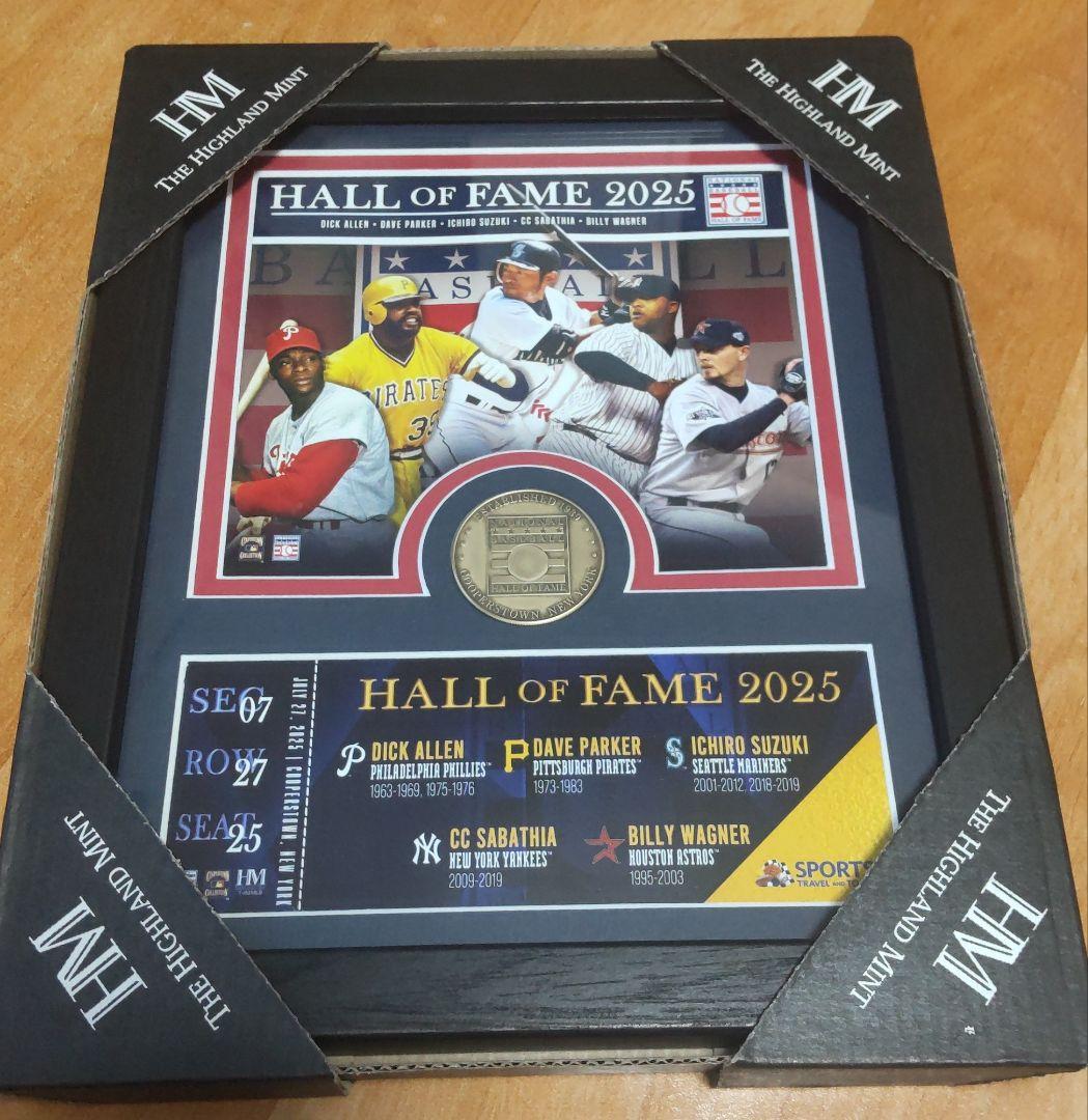 イチロー 2025アメリカ野球殿堂プラーク