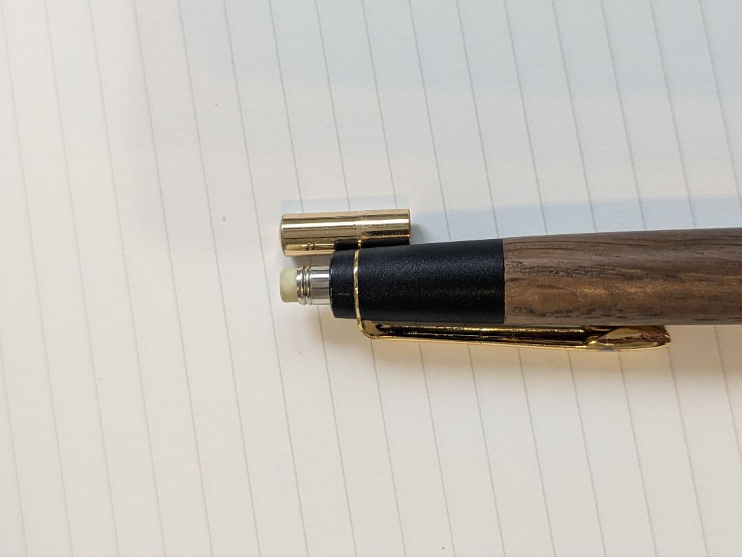 野原工芸　楢　シャープペンシル　旧型　固定式口金　可動式口金