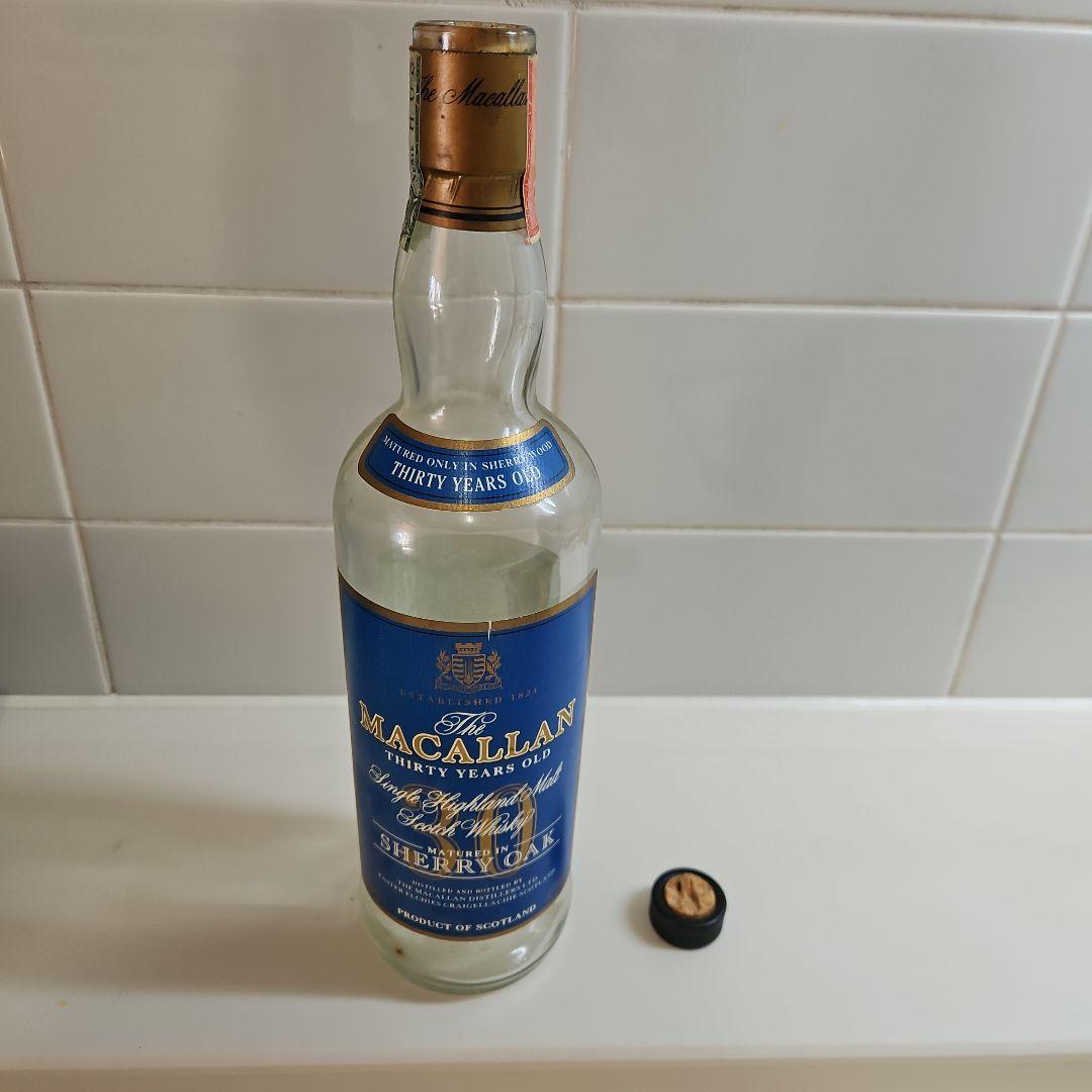 マッカラン30年 シェリーオーク空瓶