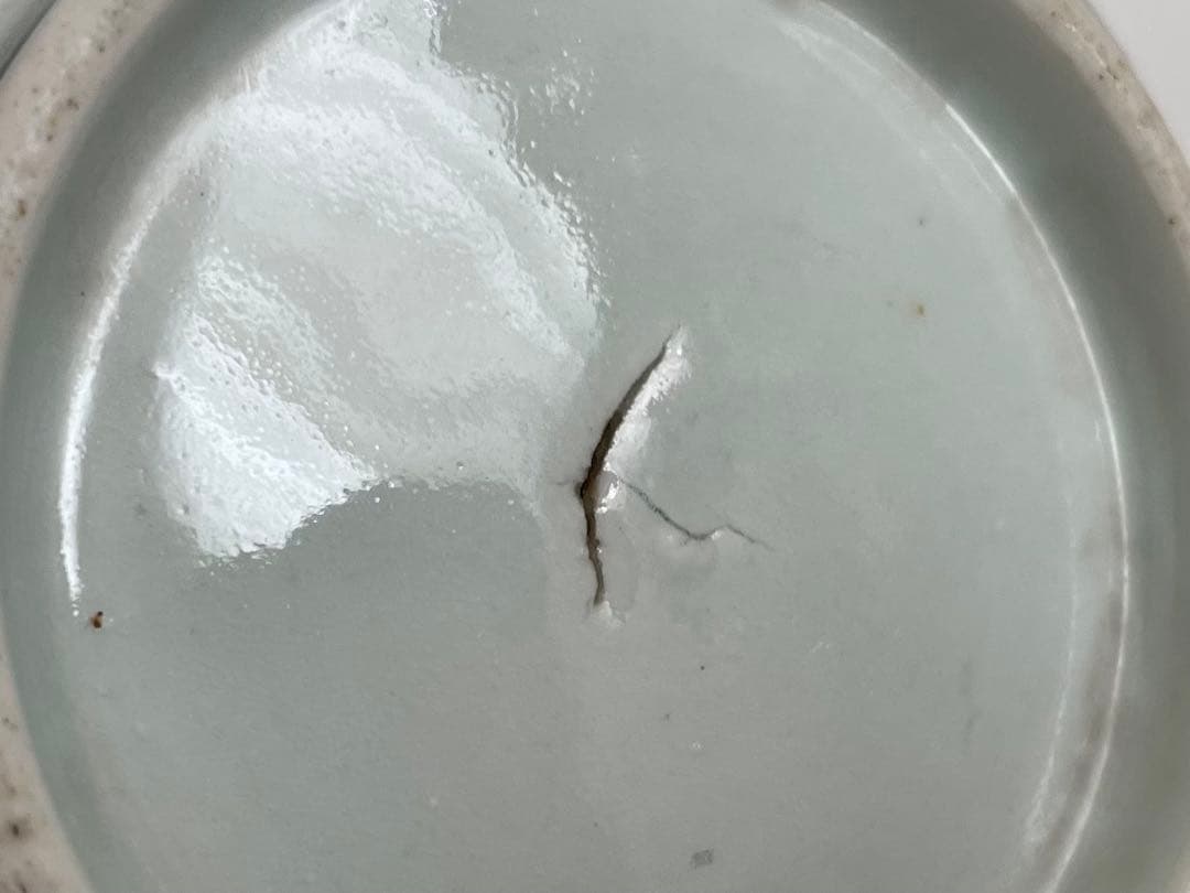 骨董　アンティーク　古伊万里　染付　花唐草文様　銚子　酒器　注器　ポット　急須