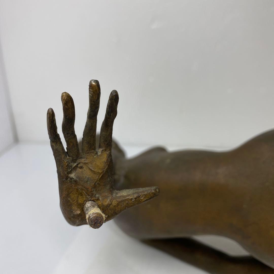 セルジオ・カペリーニ　ブロンズ裸婦　4503g トコト　東さ7-0819①