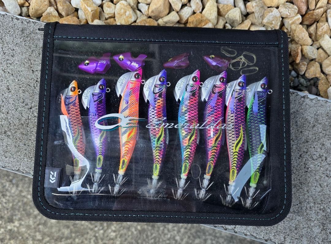 DUEL エギ イージーQ フィンプラス TR　エメラルダスケース付