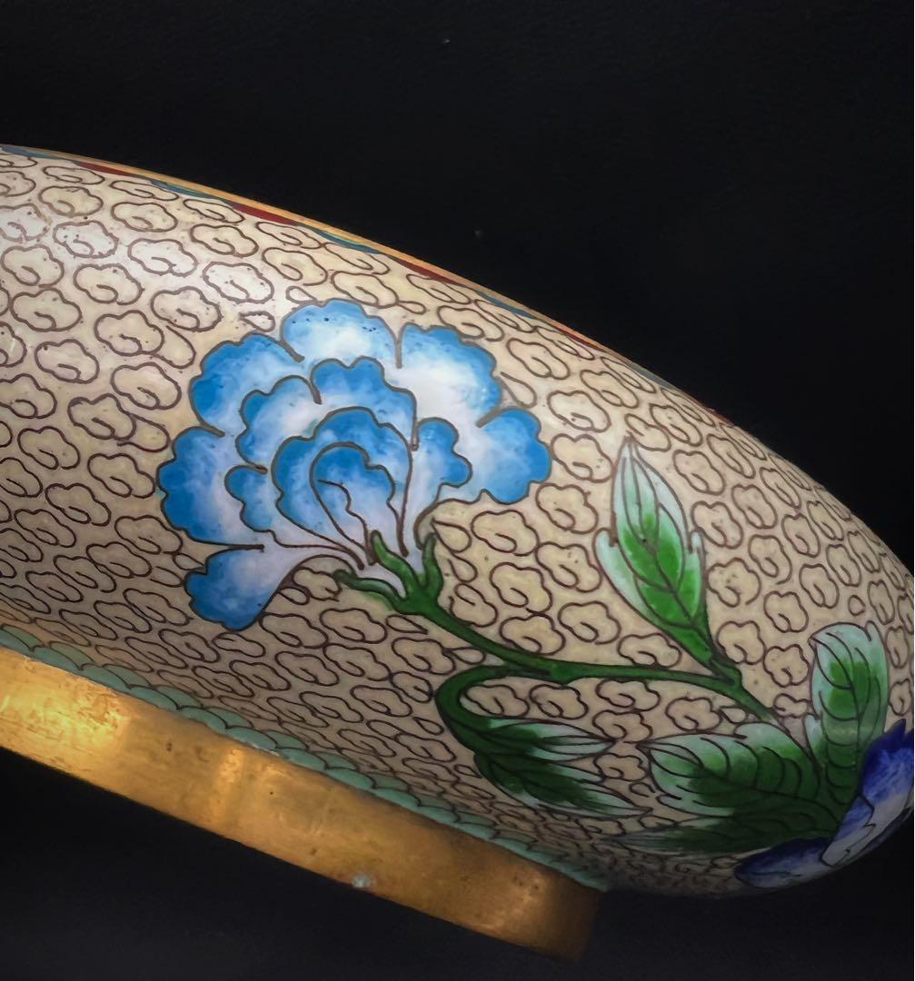 中國美術 古玩 景泰蓝 七宝焼 笔洗 書道具