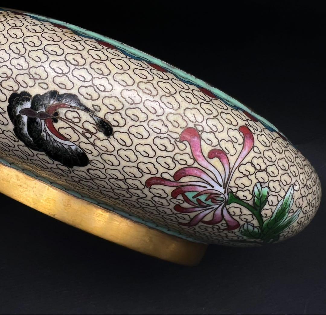 中國美術 古玩 景泰蓝 七宝焼 笔洗 書道具