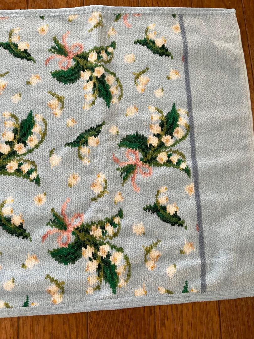 【B品・新品】フェイラー ハンドタオル ピュールミュゲ　すずらん　ブルー