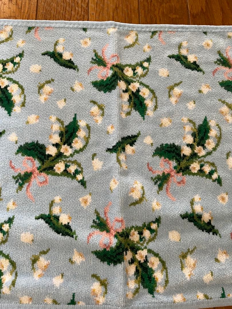 【B品・新品】フェイラー ハンドタオル ピュールミュゲ　すずらん　ブルー