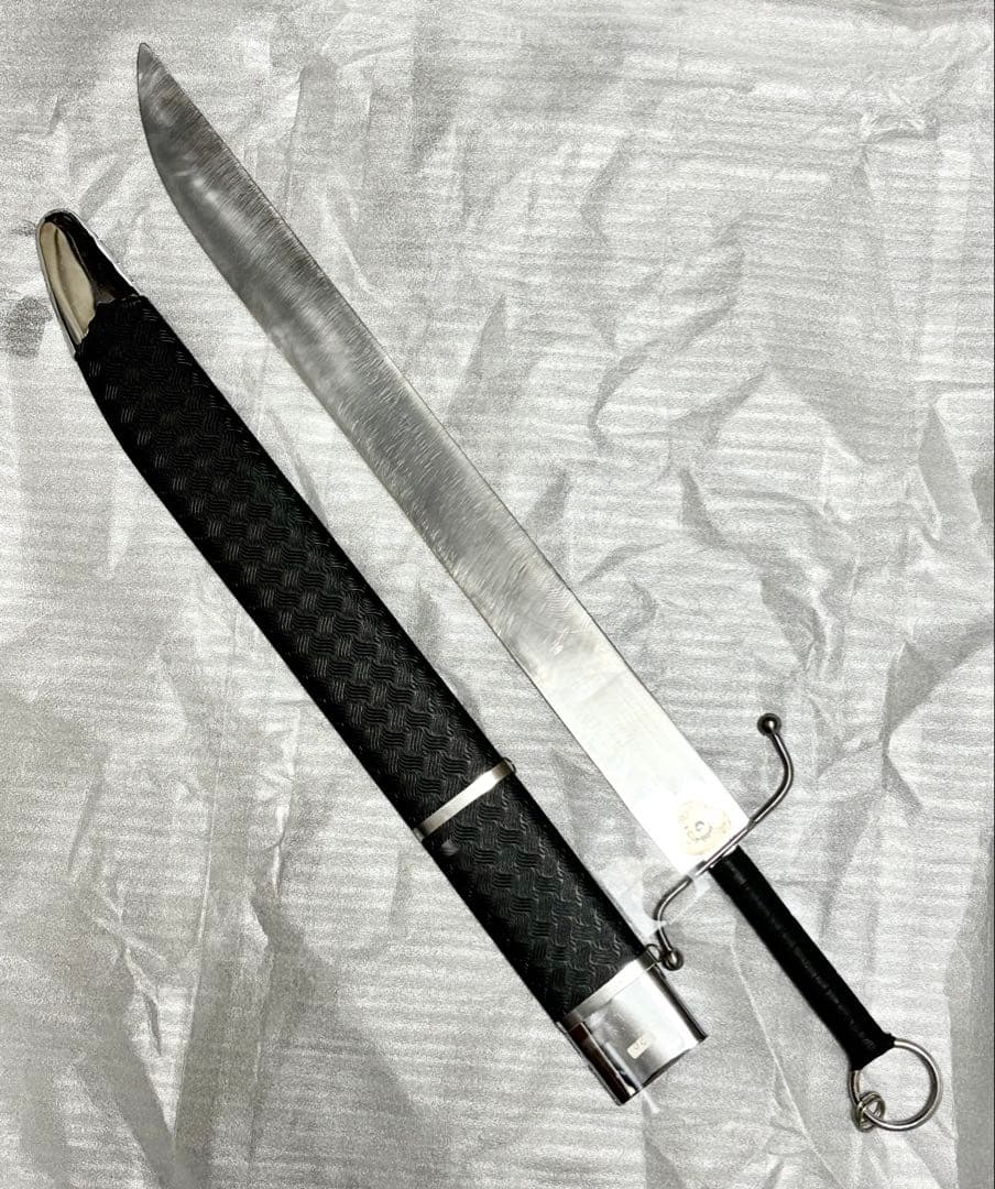 中国武術 南刀 ジュラルミン製 傷有 音鳴り 南拳 大会用 演武 カンフー