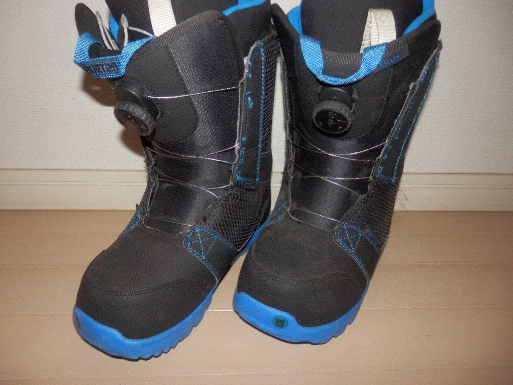 美品 バートン ブーツ SHARK BOA ブラック ブーツ 27.5cm