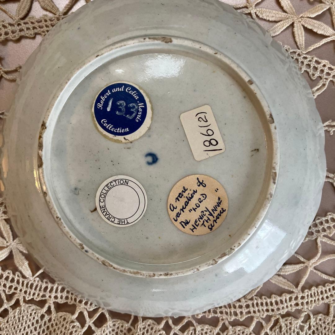 英国アンティーク　ウースタードクターウォール期　ティーボウル&ソーサー