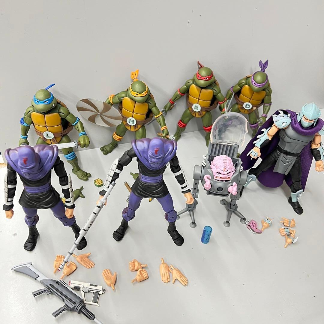 NECA ネカ　タートルズ シュレッダー クランゲ　フットソルジャー