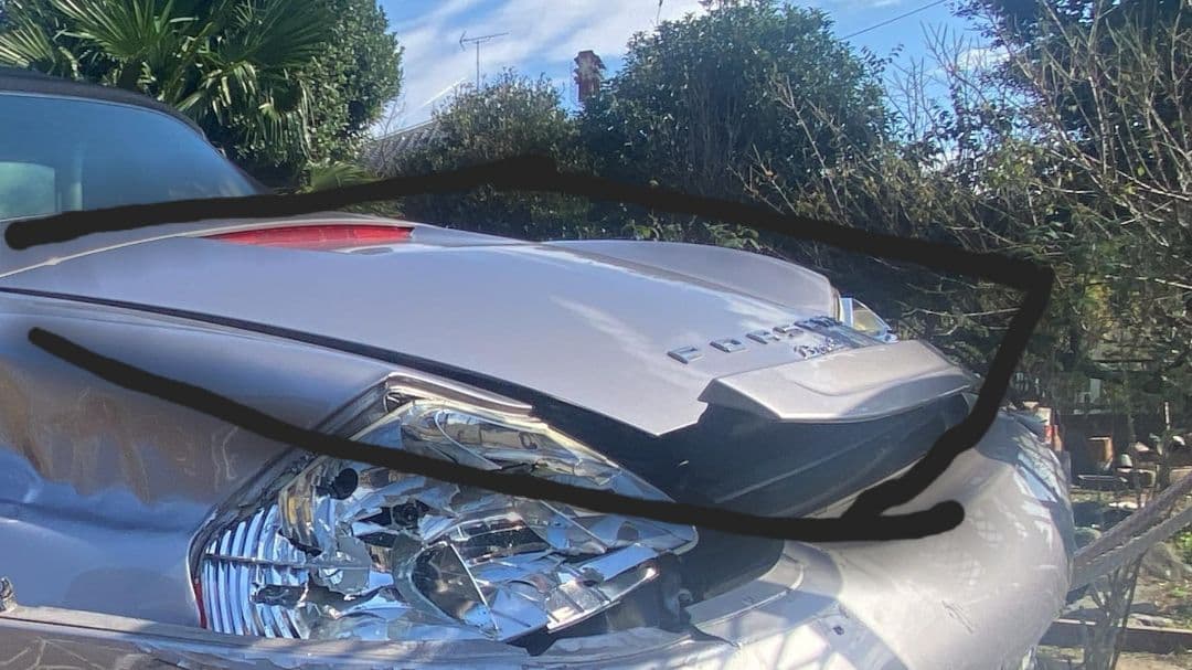 Porsche Boxster II ホワイトボンネット