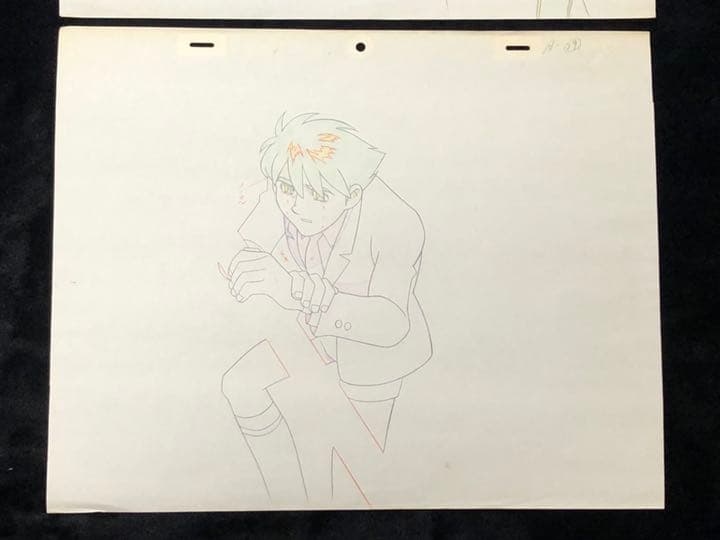 ジャイアントロボ　大判セル画　原画　銀鈴